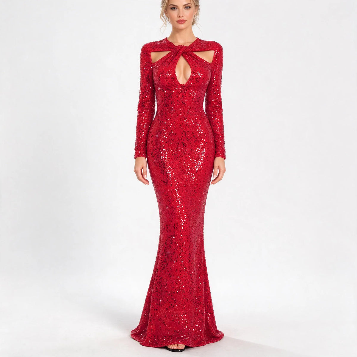 Aethelra - Cut-Out Mermaid Evening Gown