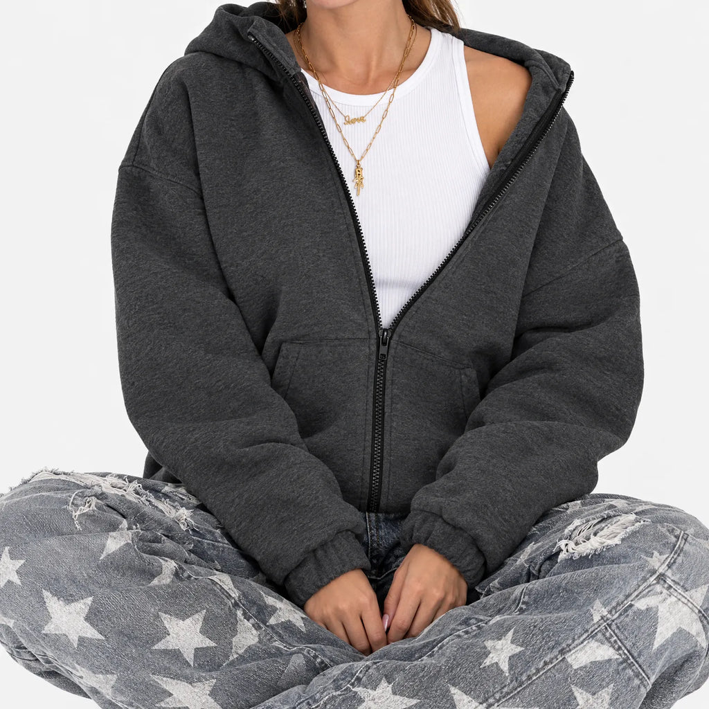 Arvada - Casual Zip-Up Fleece Jacket