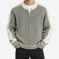 Bramvick - Men Zip Up Knit Cardigan