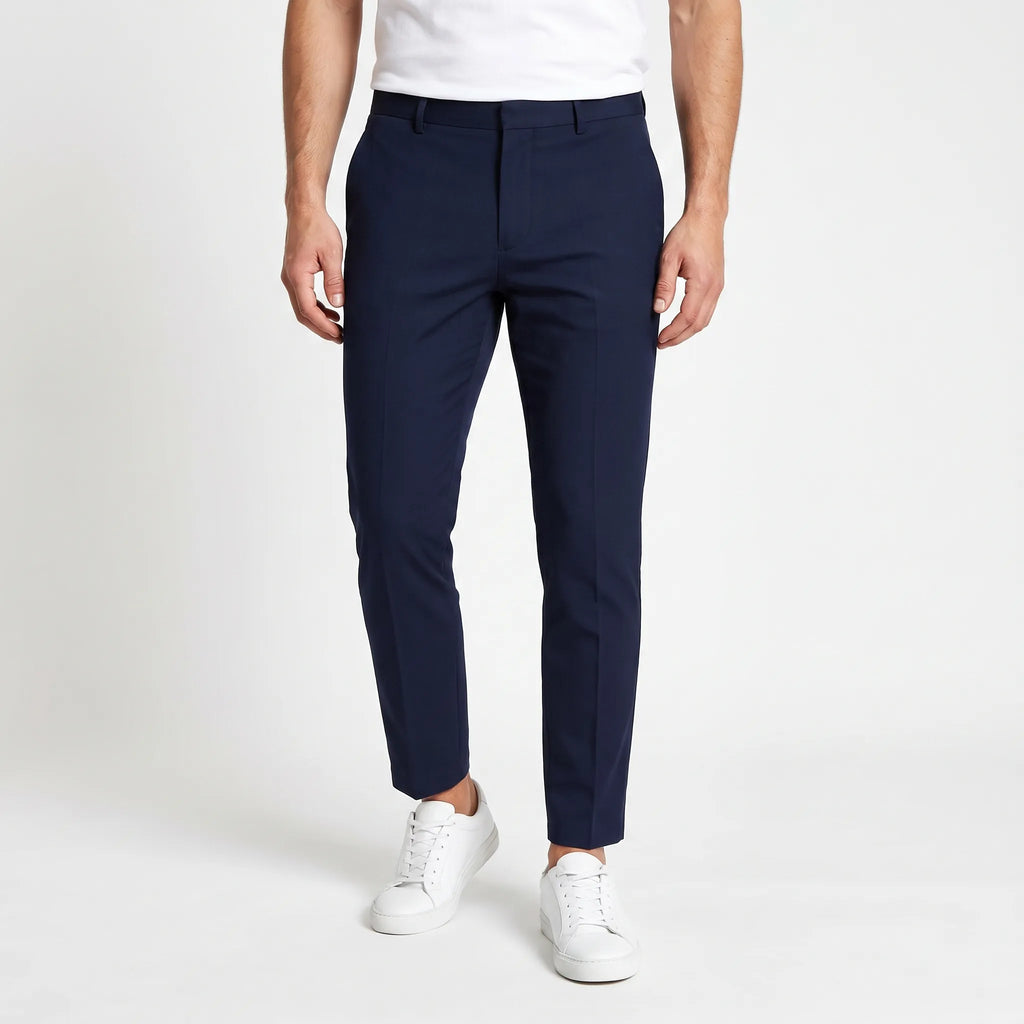 Brevio - Men's Smart Cropped Trousers