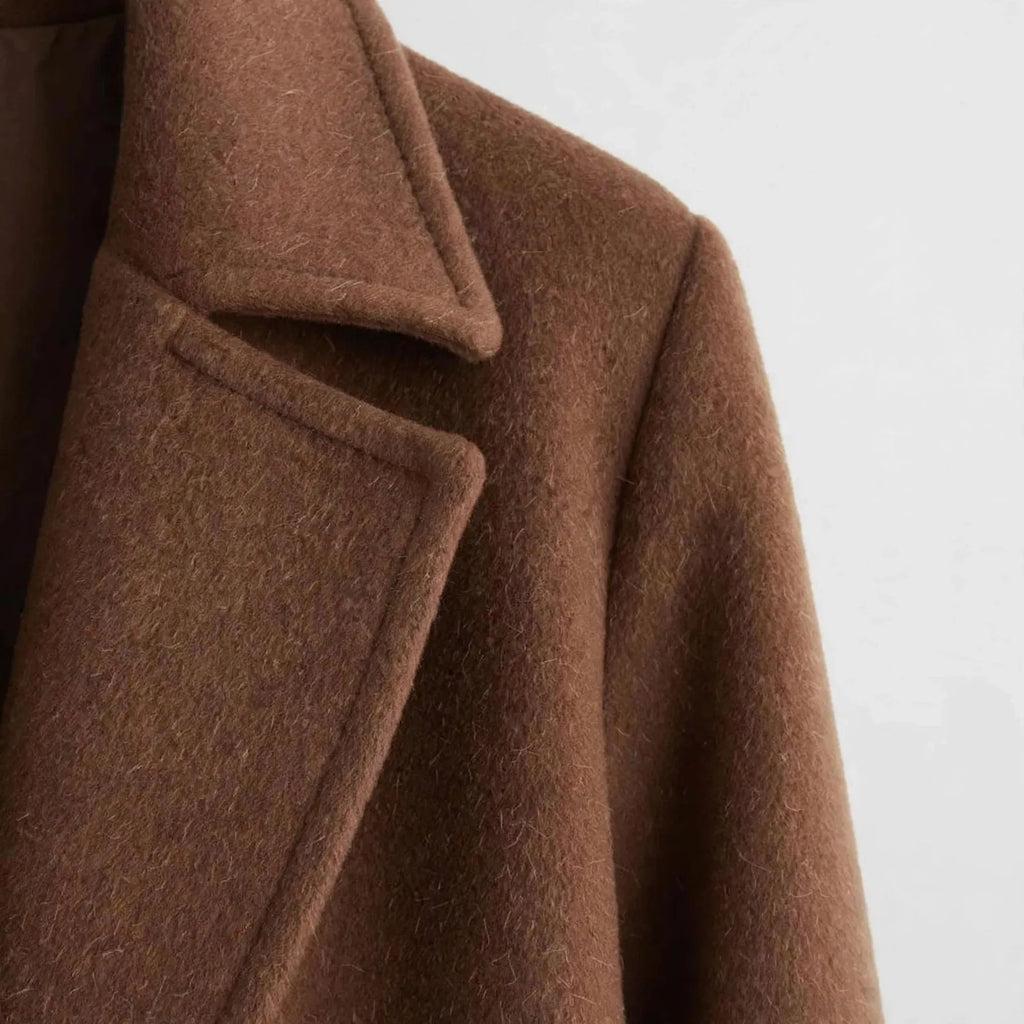 Brexlo - Double Breasted Long Tailored Coat