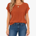 Brexten - Short Sleeve Twist Hem Top