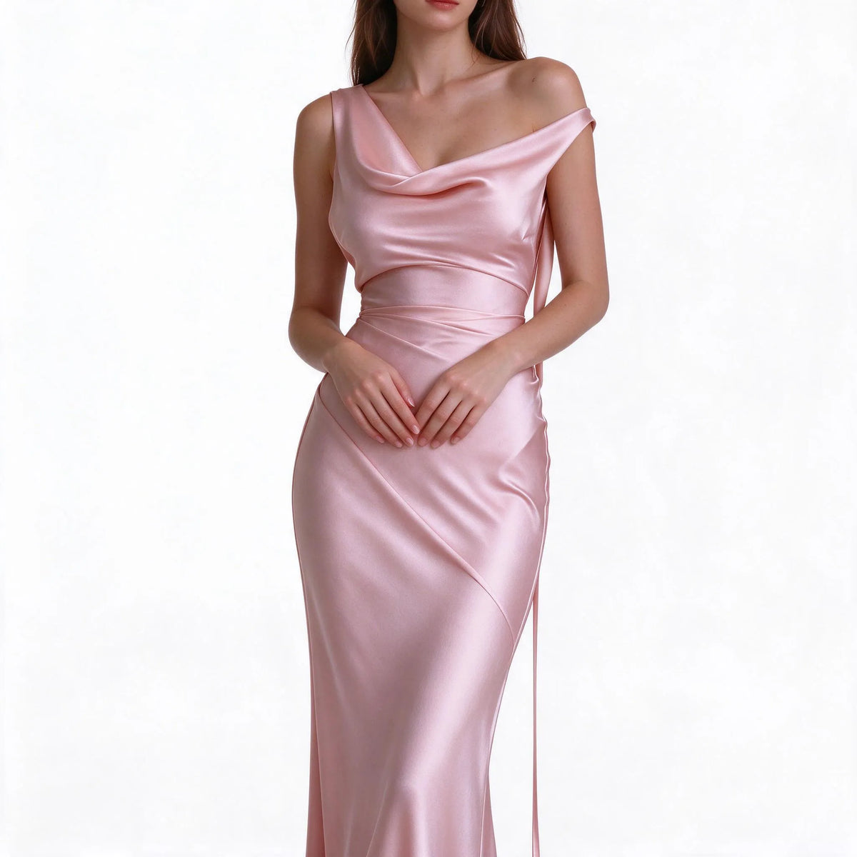 Draycott - Cowl Neck Backless Maxi Dress