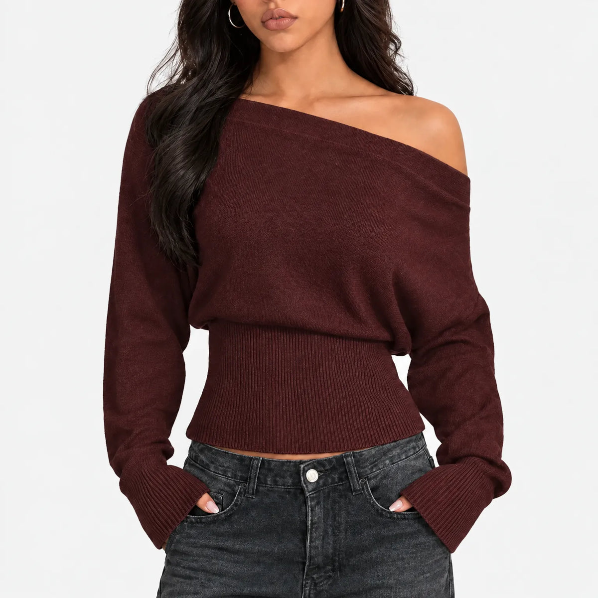 Drovic - Petite Off The Shoulder Jumper