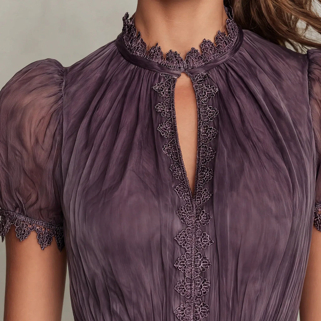Elentina - Flowing Occasion Evening Maxi Dress