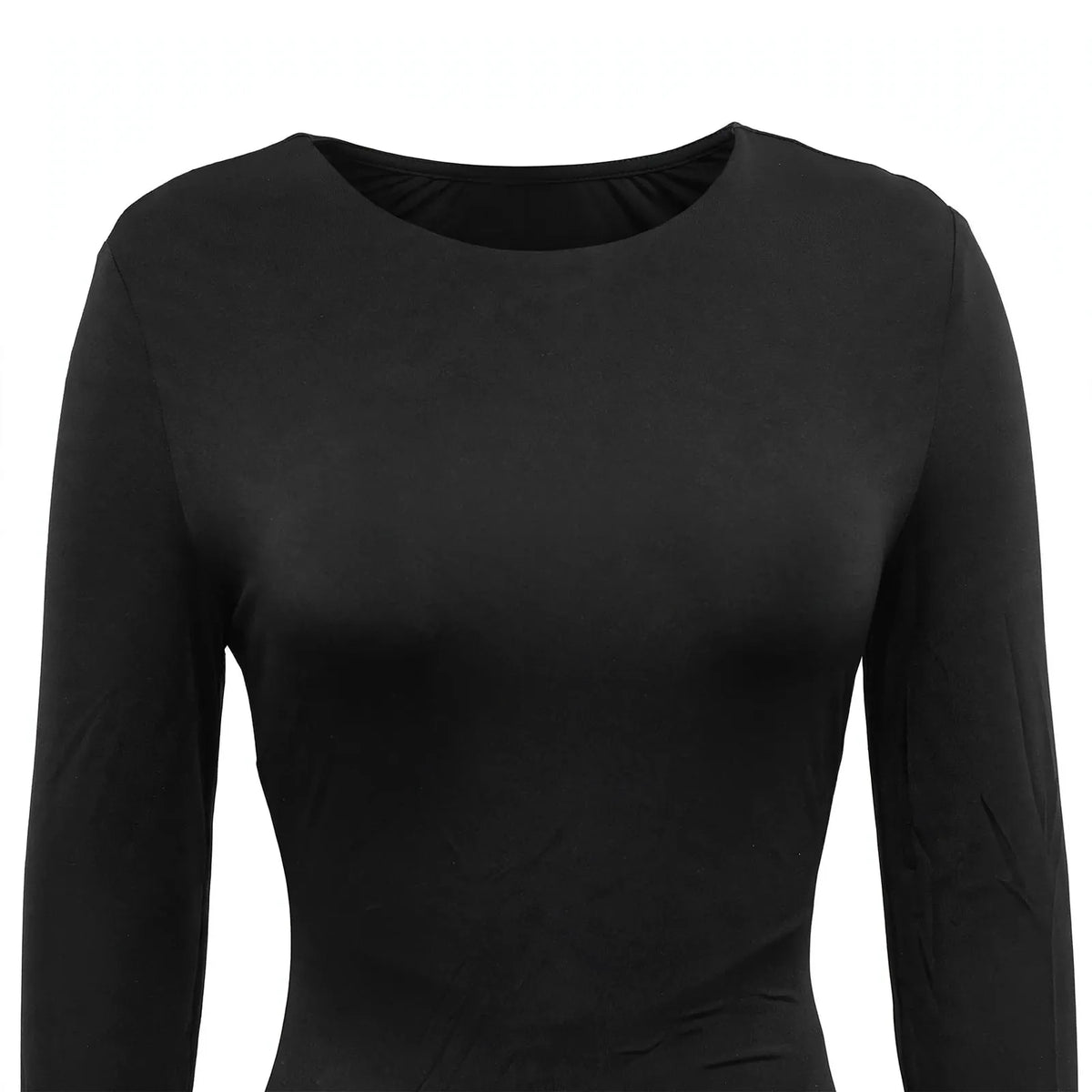 Elystis - Long Sleeve Slit Cocktail Dress