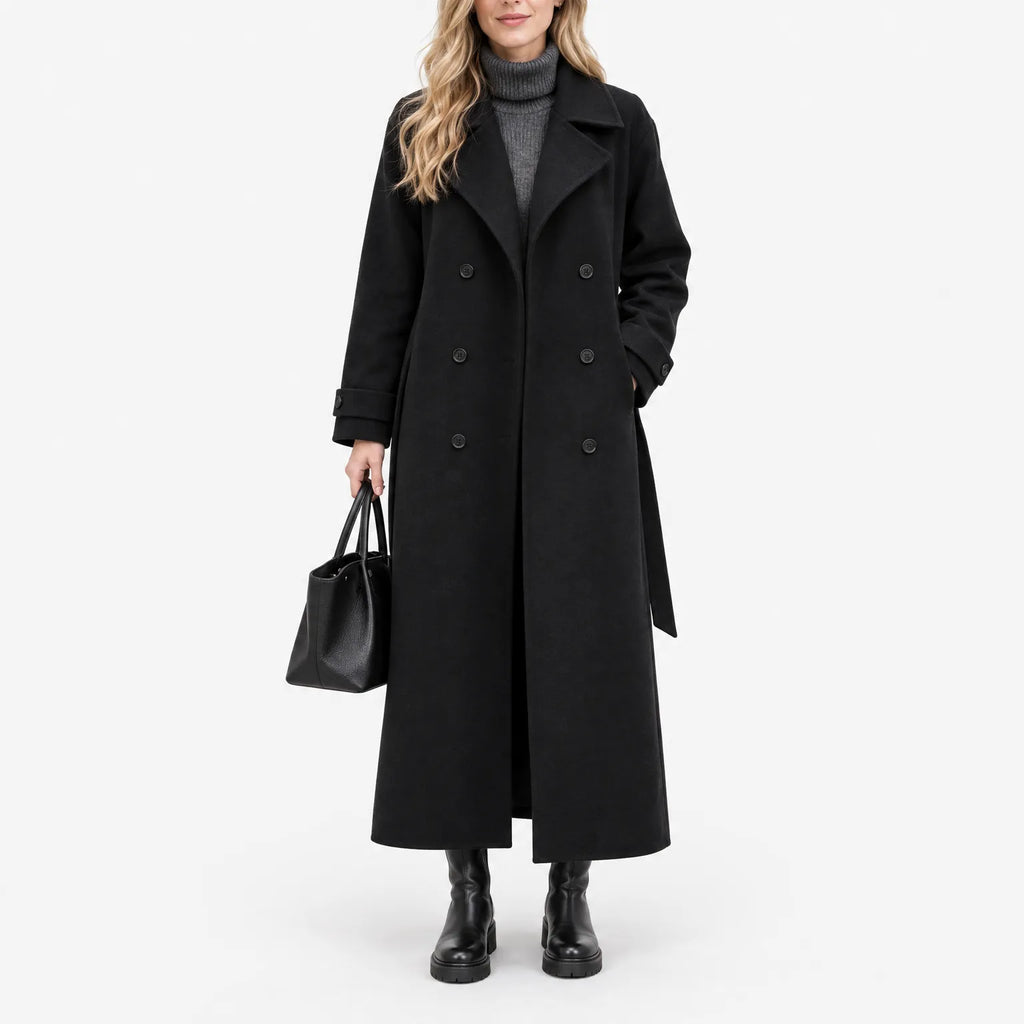 Kallio - Double Breasted Long Tailored Overcoat