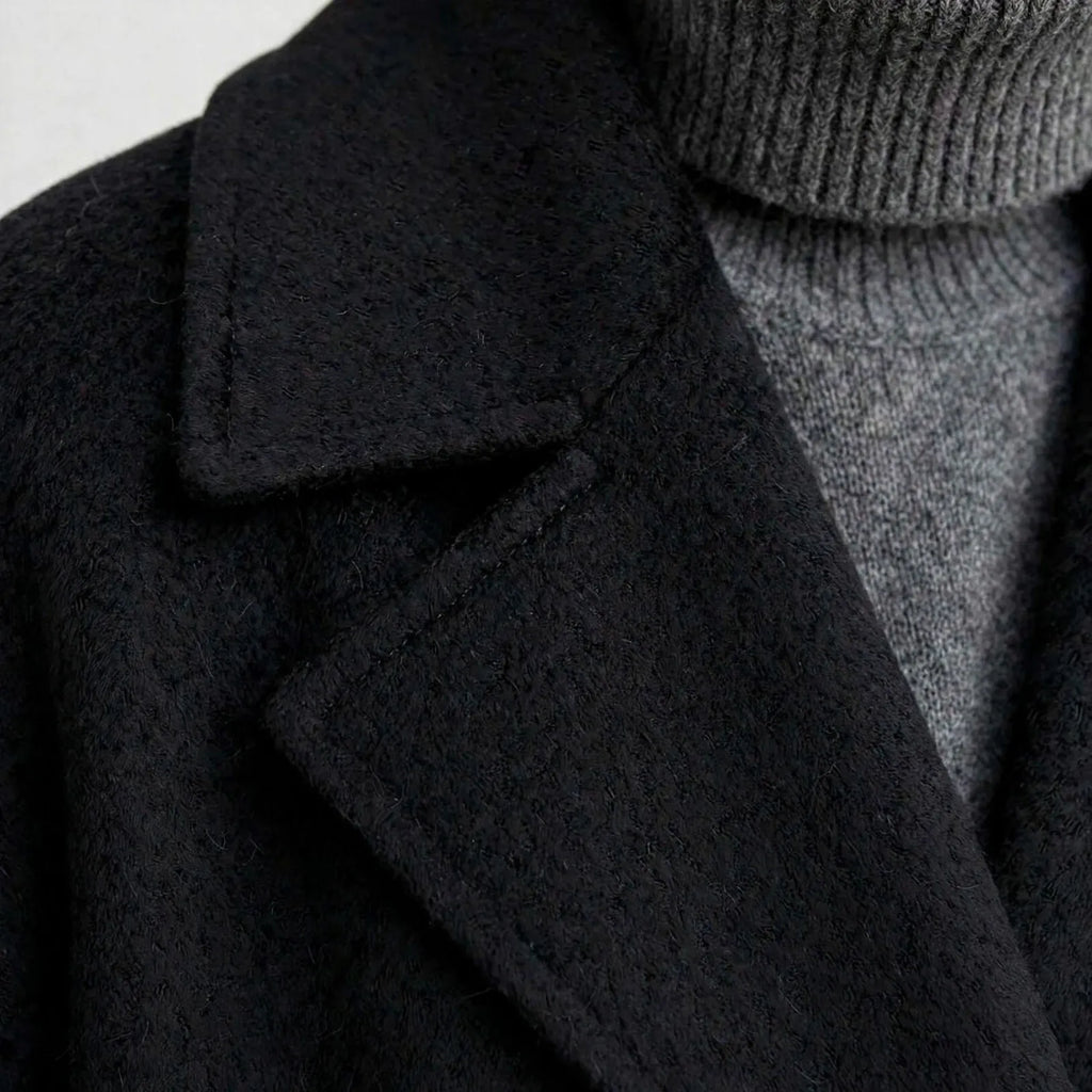 Kallio - Double Breasted Long Tailored Overcoat