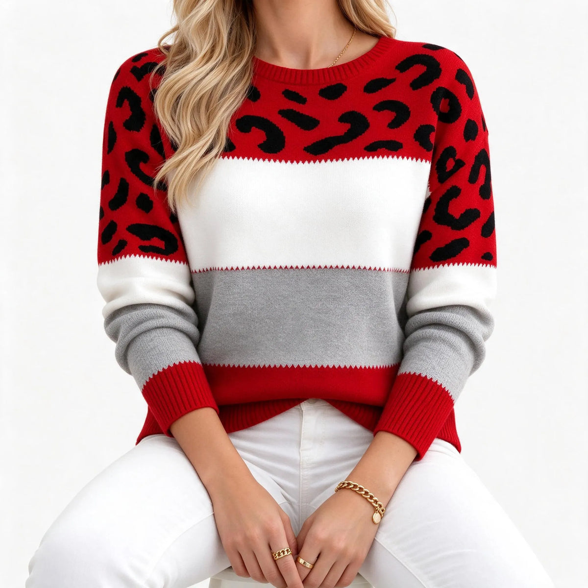 Kallista - Relaxed Crewneck Knit Jumper