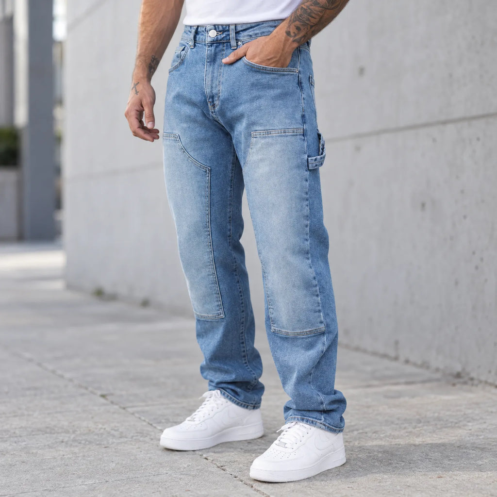 Kallix - Relaxed Fit Baggy Carpenter Jeans