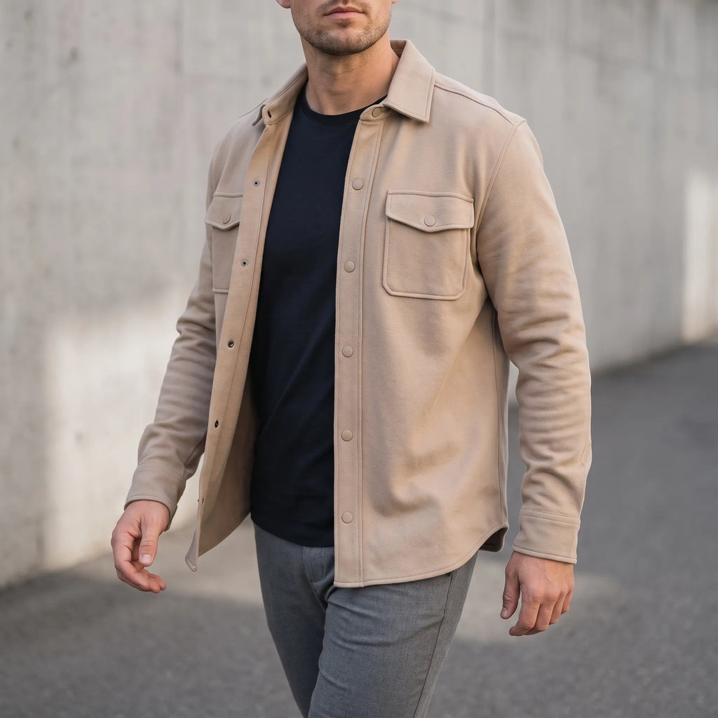 Kestran - Straight Cut Casual Utility Overshirt