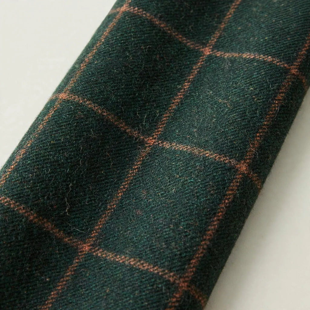 Kestrelle - Relaxed Fit Tailored Check Coat