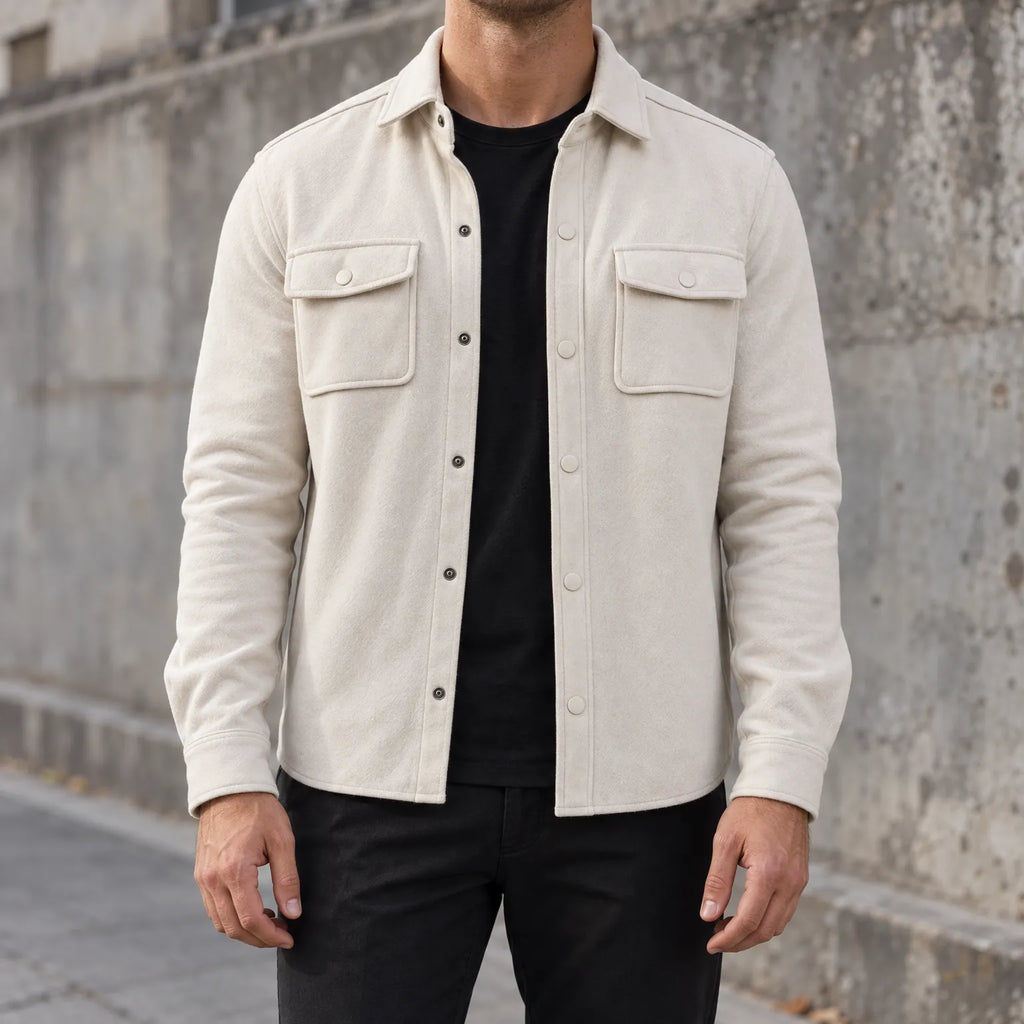 Kildare - Casual Long Sleeve Utility Overshirt