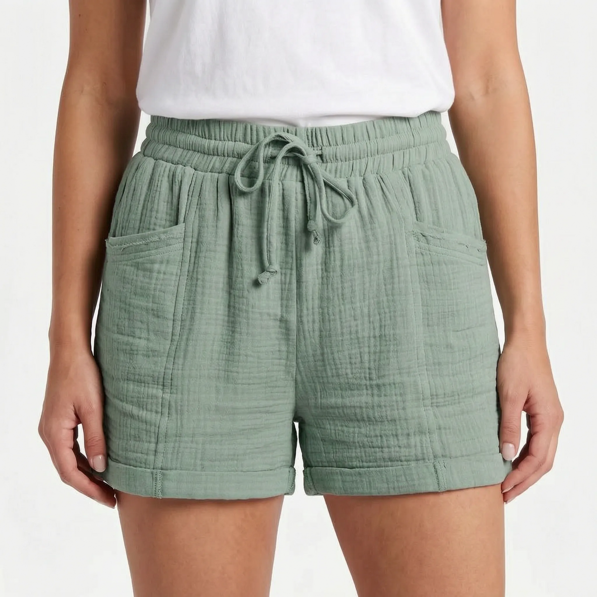 Lumina - Textured Summer Shorts