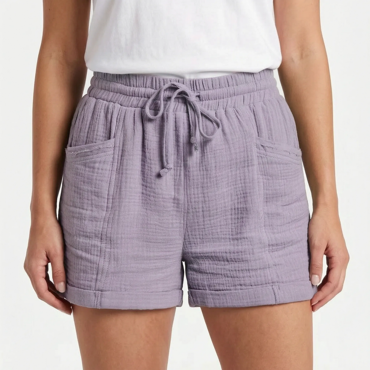 Lumina - Textured Summer Shorts