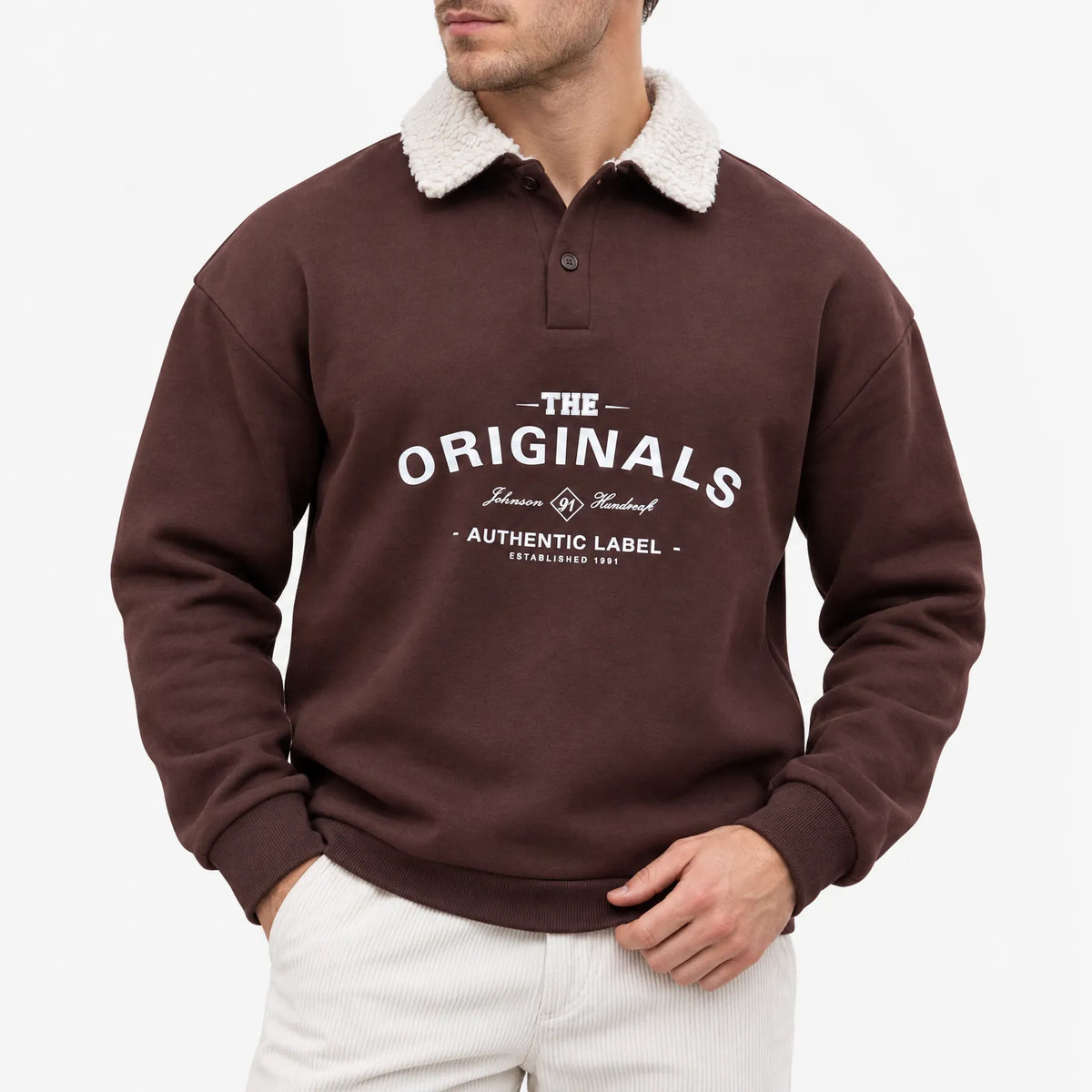 Marlen - Men's Collared Casual Jumper