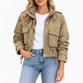 Marqueta - Short Casual Jacket With Drawstring