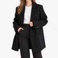 Marveque - Women's Longline Tailored Winter Coat