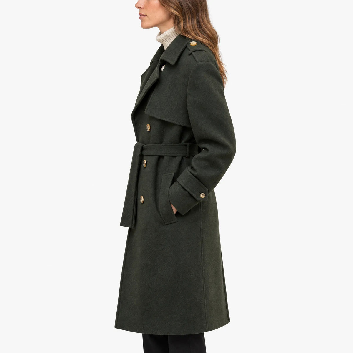 Mestrick - Long Double Breasted Trench Coat