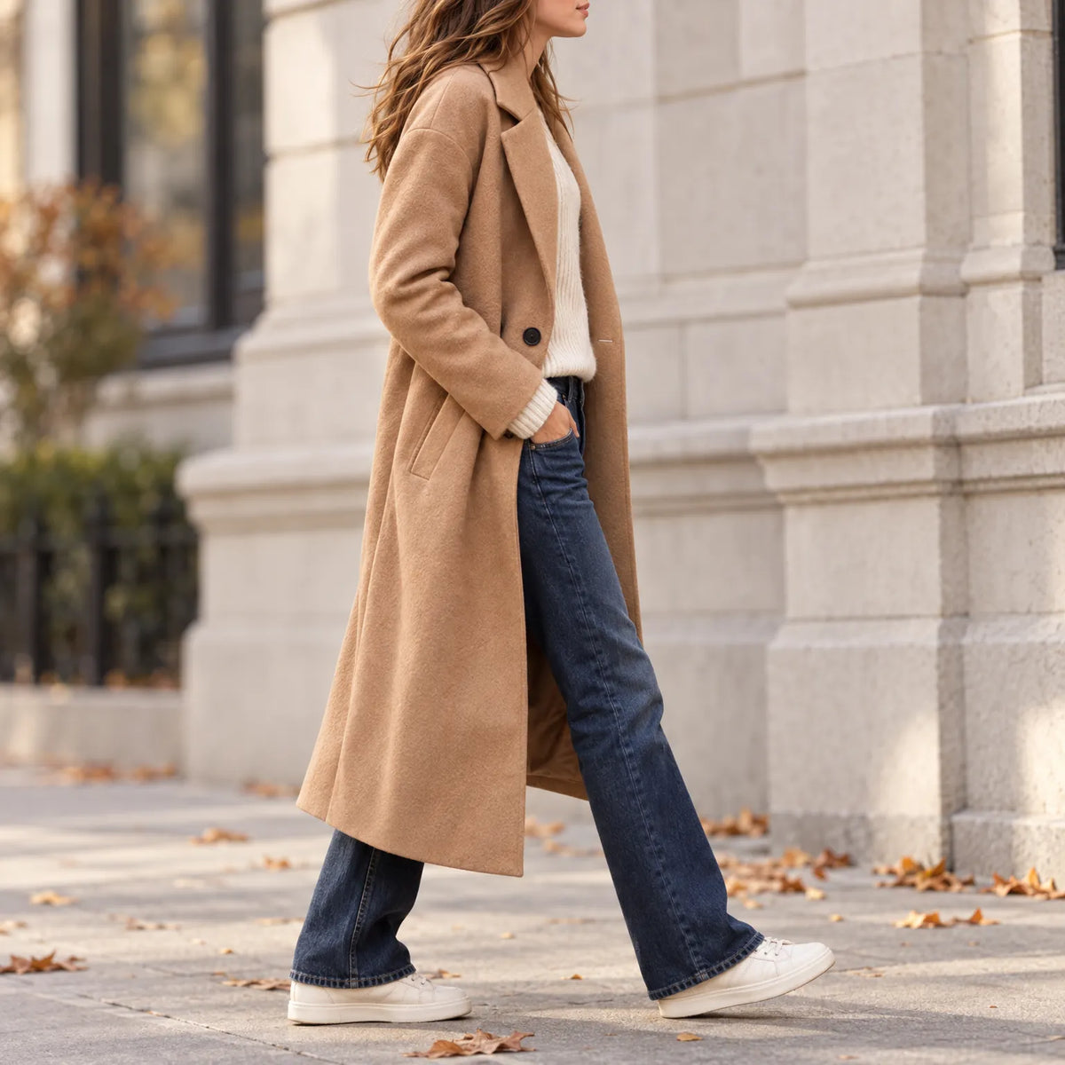 Miroste - Relaxed Fit Lapel Collar Coat
