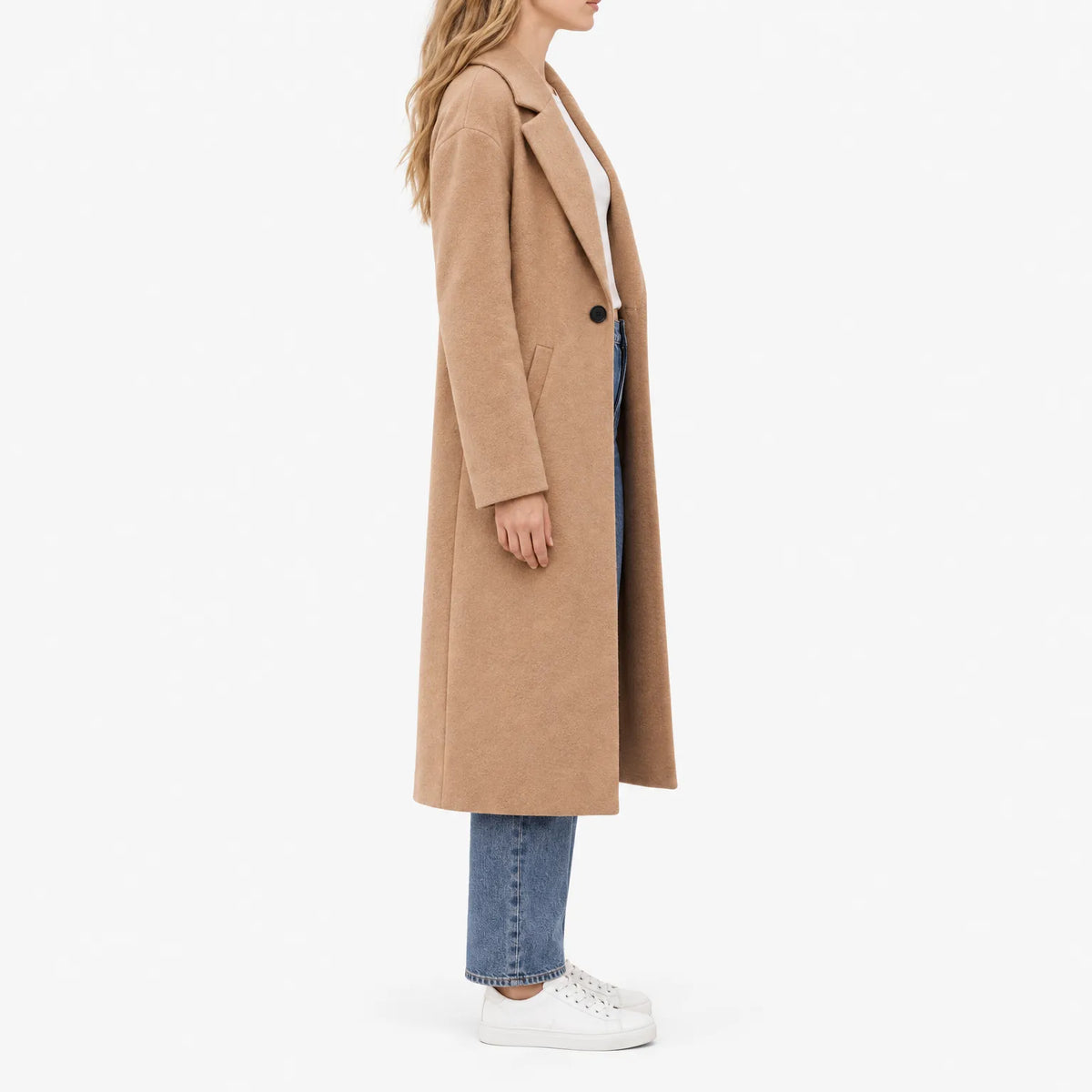 Miroste - Relaxed Fit Lapel Collar Coat