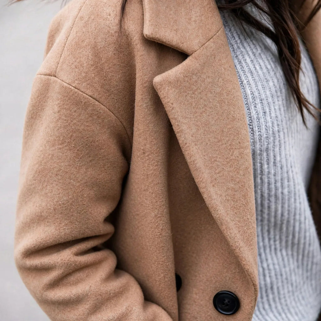 Miroste - Relaxed Fit Lapel Collar Coat