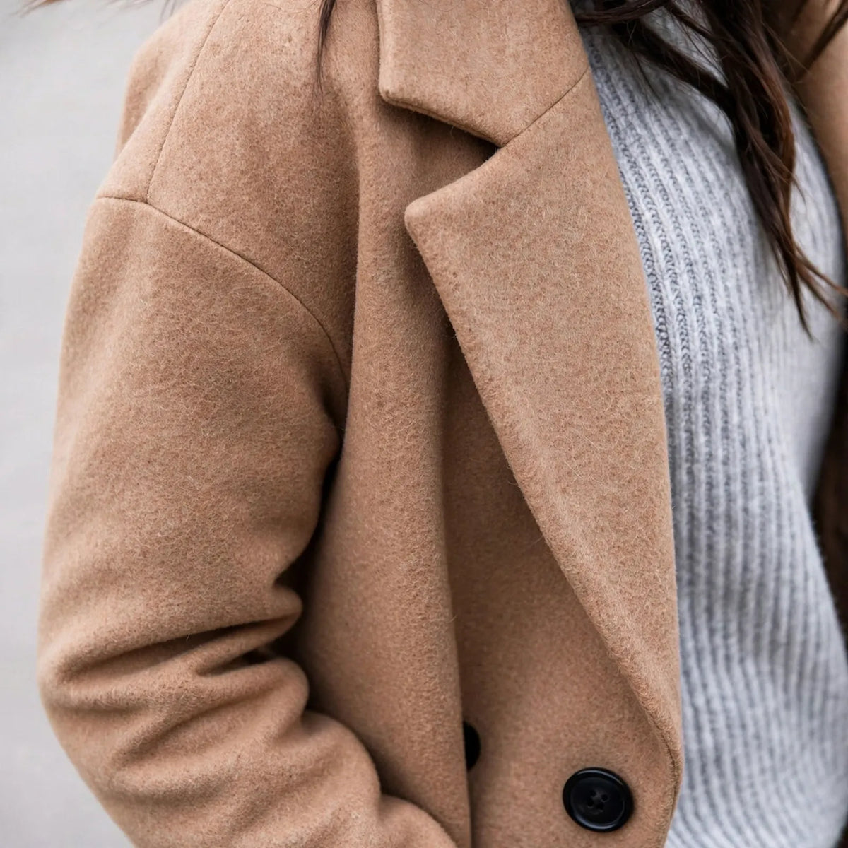Miroste - Relaxed Fit Lapel Collar Coat