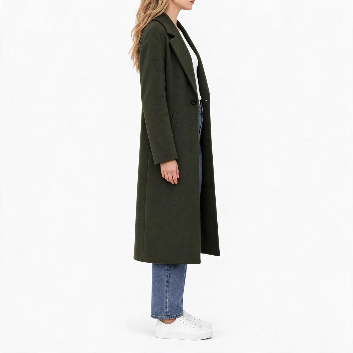Miroste - Relaxed Fit Lapel Collar Coat