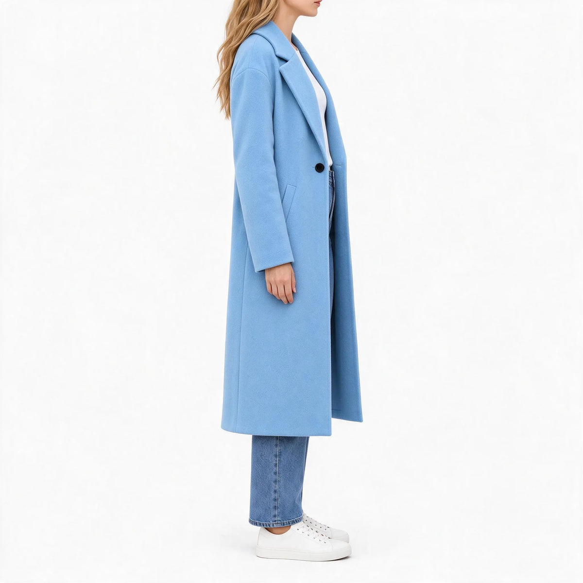 Miroste - Relaxed Fit Lapel Collar Coat