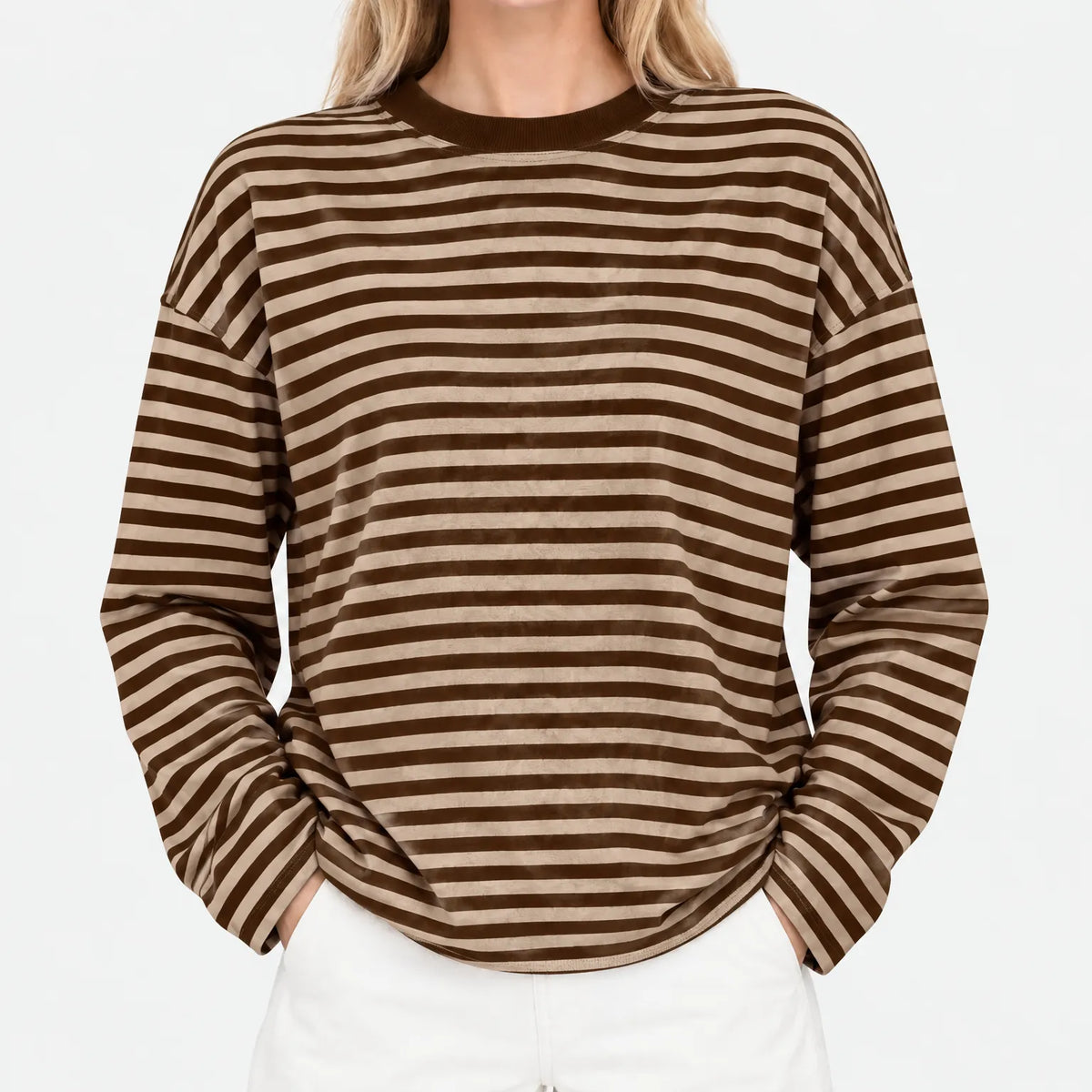 Nexen - Ladies Striped Long Sleeve Top