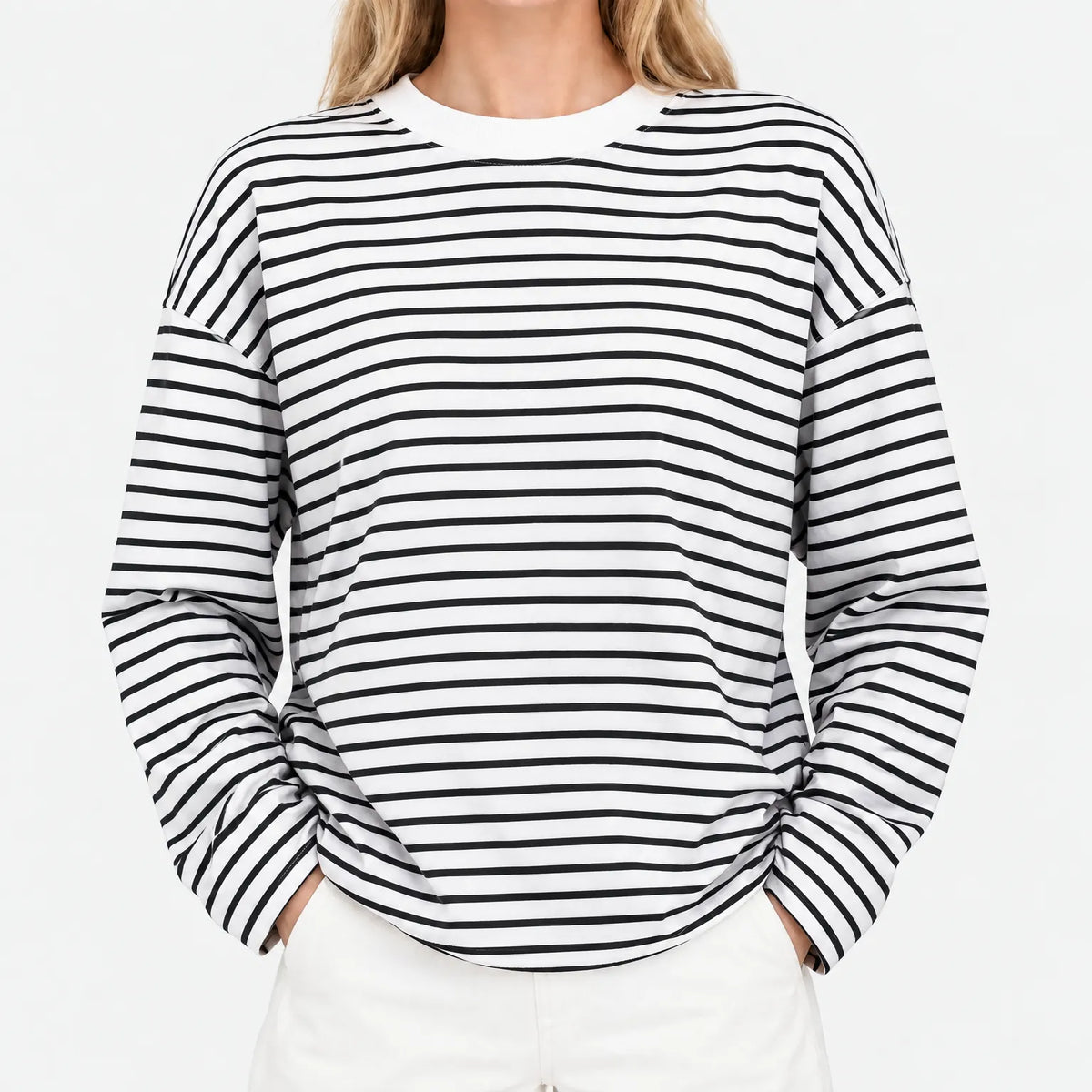 Nexen - Ladies Striped Long Sleeve Top