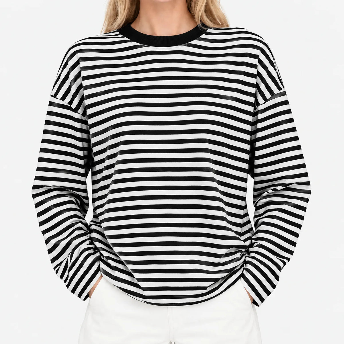 Nexen - Ladies Striped Long Sleeve Top
