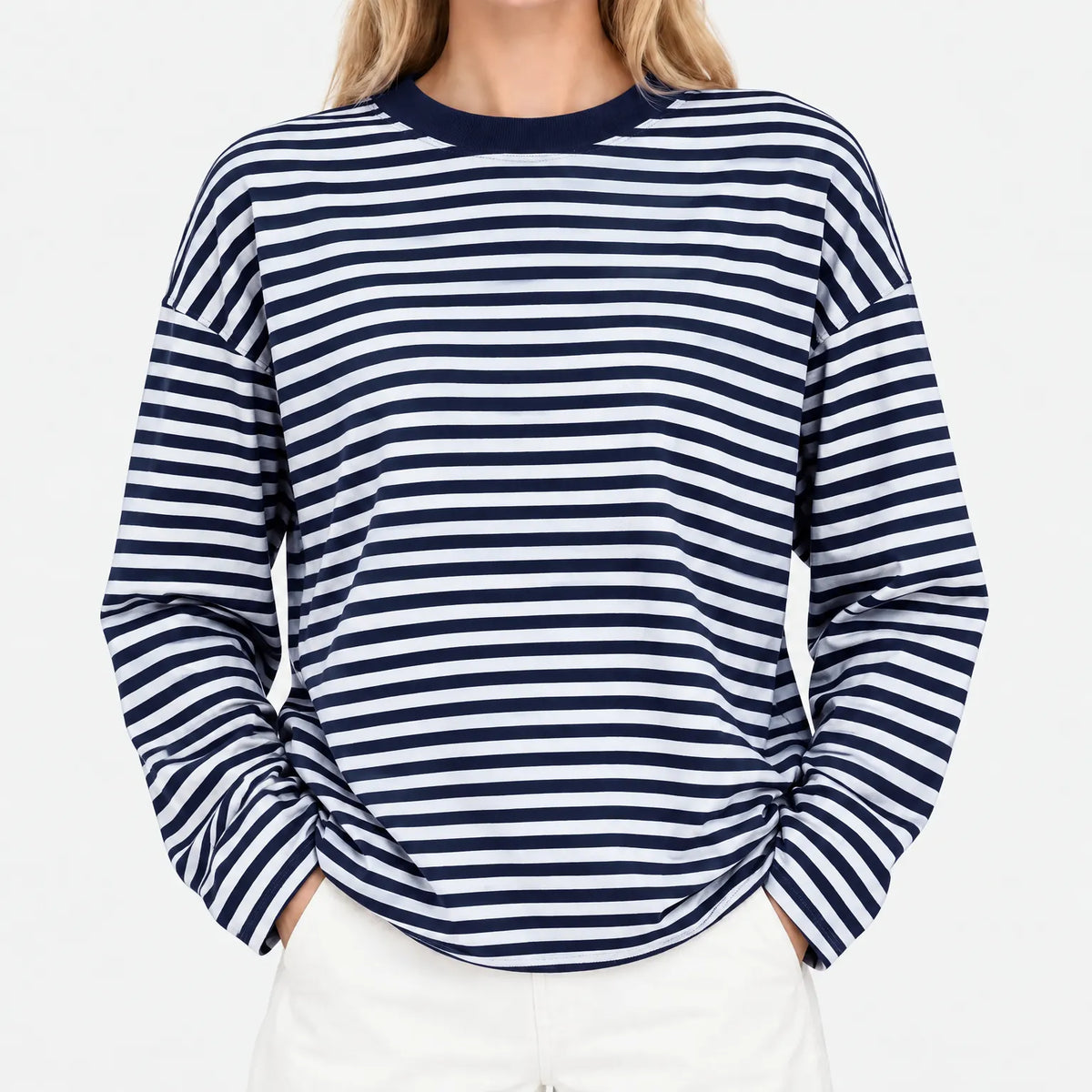 Nexen - Ladies Striped Long Sleeve Top