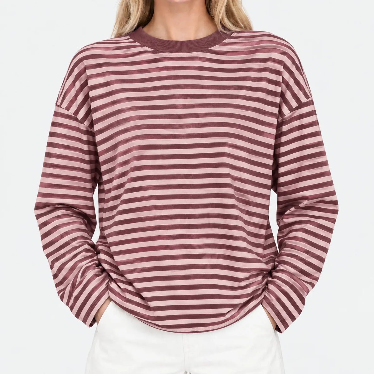Nexen - Ladies Striped Long Sleeve Top