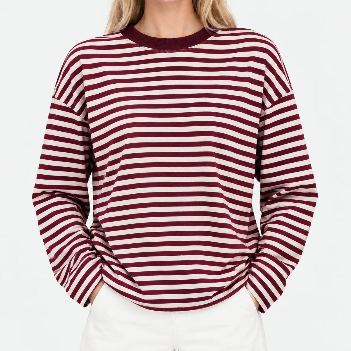 Nexen - Ladies Striped Long Sleeve Top