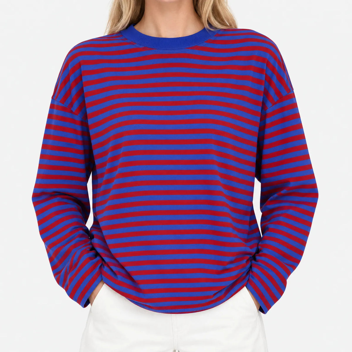 Nexen - Ladies Striped Long Sleeve Top