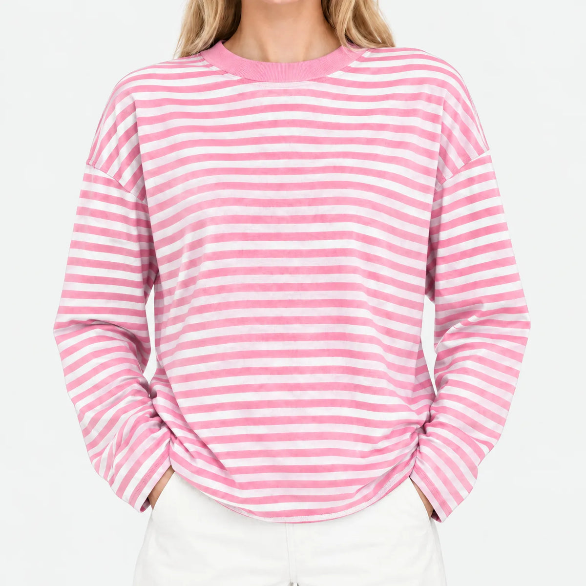 Nexen - Ladies Striped Long Sleeve Top