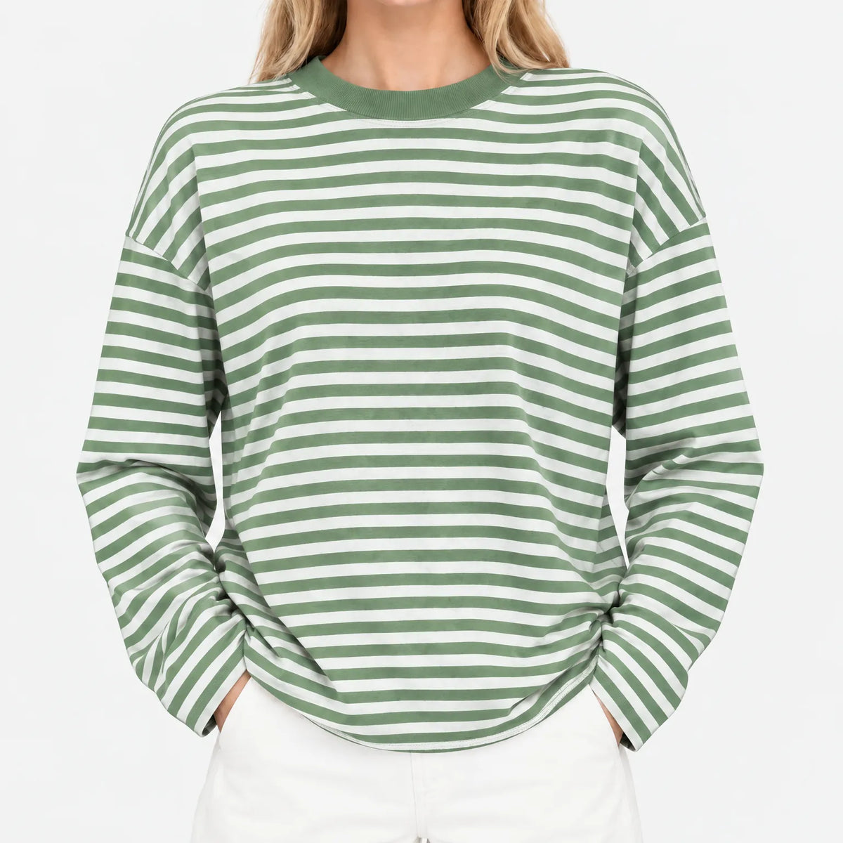 Nexen - Ladies Striped Long Sleeve Top