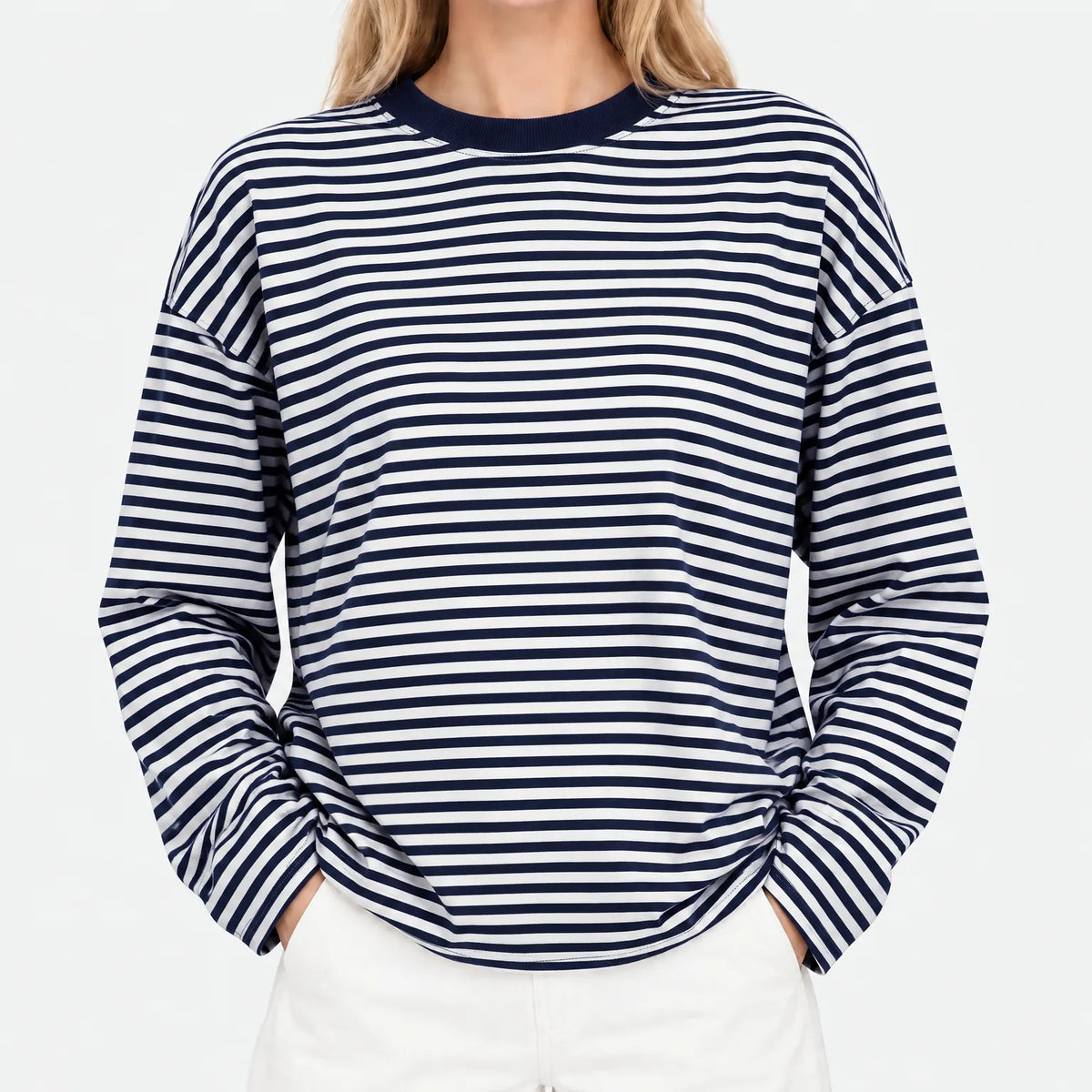 Nexen - Ladies Striped Long Sleeve Top