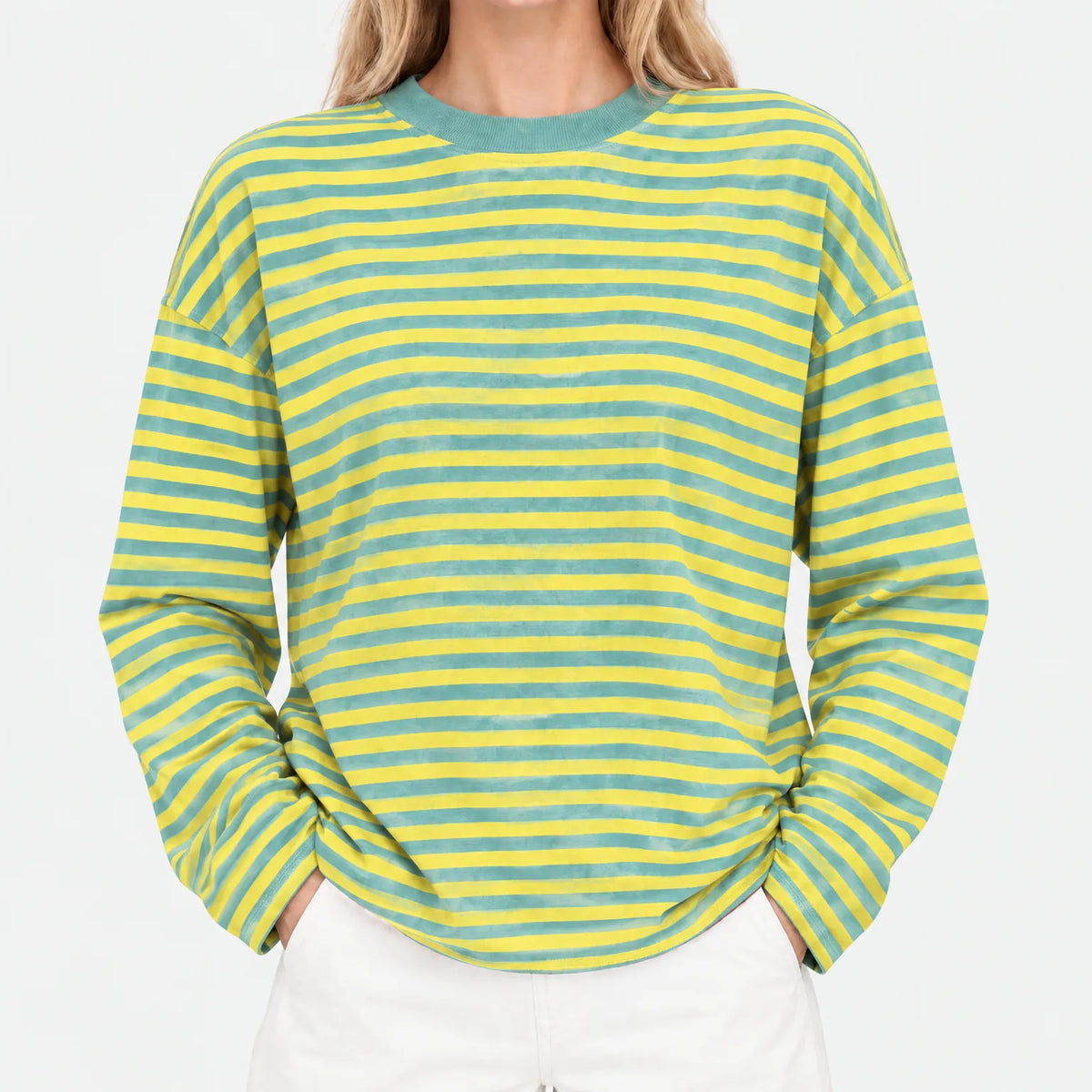 Nexen - Ladies Striped Long Sleeve Top