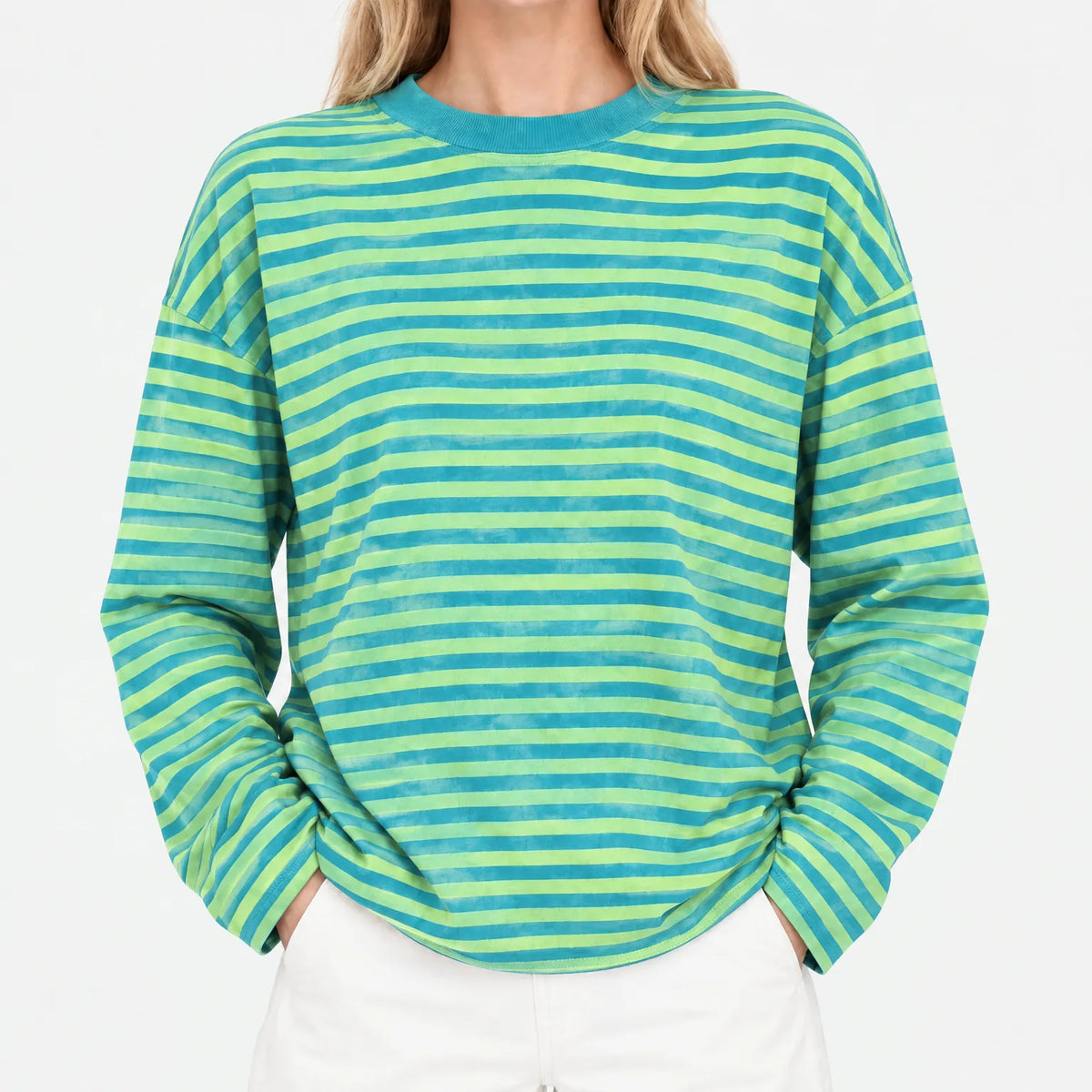 Nexen - Ladies Striped Long Sleeve Top