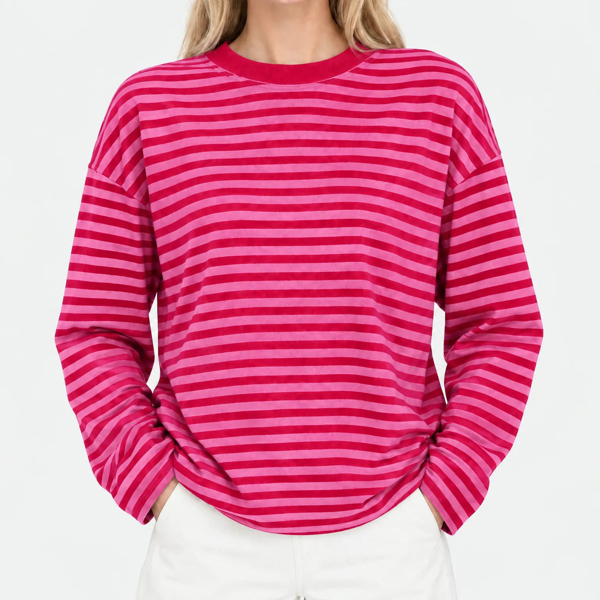Nexen - Ladies Striped Long Sleeve Top