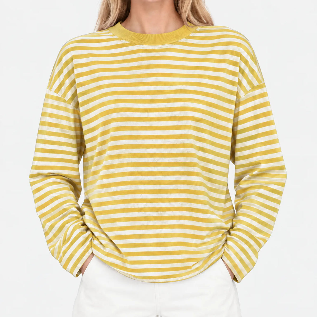 Nexen - Ladies Striped Long Sleeve Top