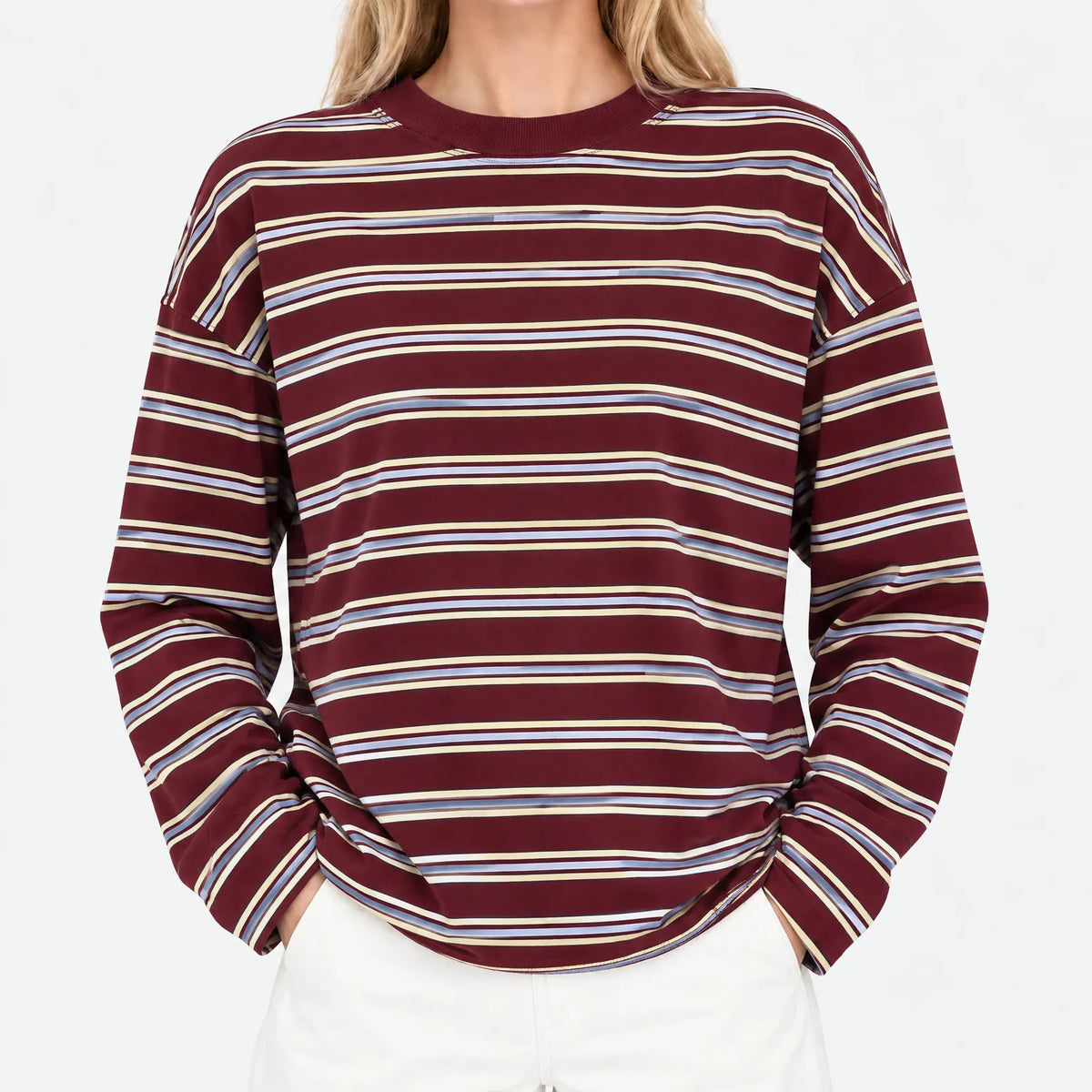 Nexen - Ladies Striped Long Sleeve Top