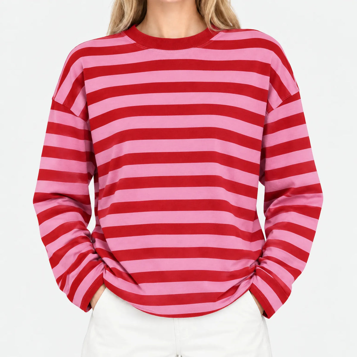Nexen - Ladies Striped Long Sleeve Top