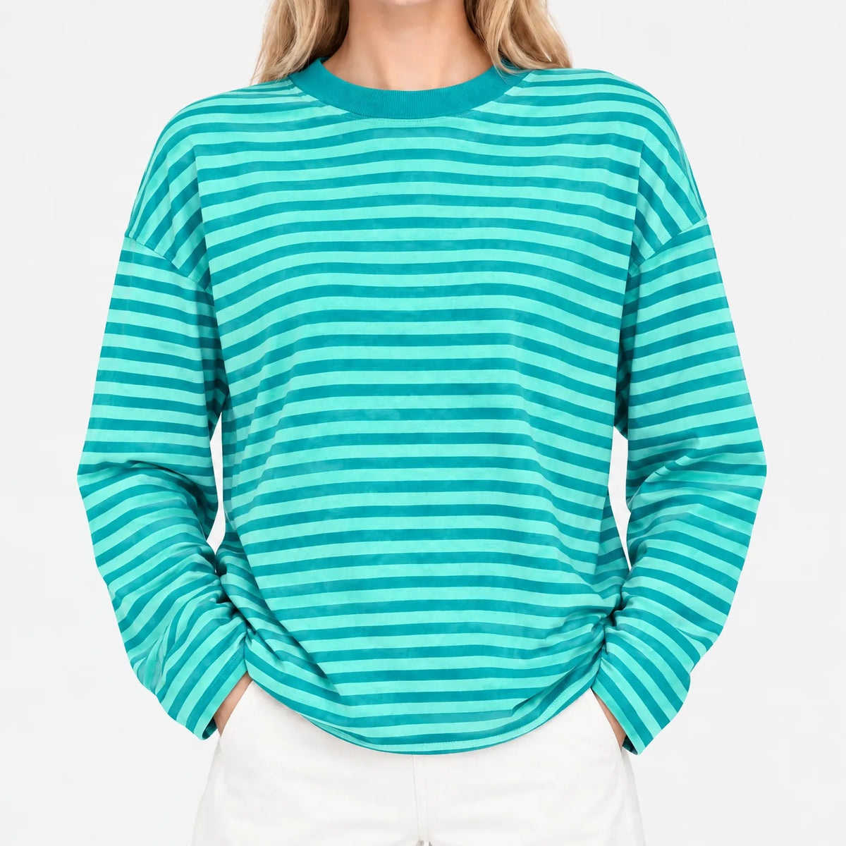 Nexen - Ladies Striped Long Sleeve Top
