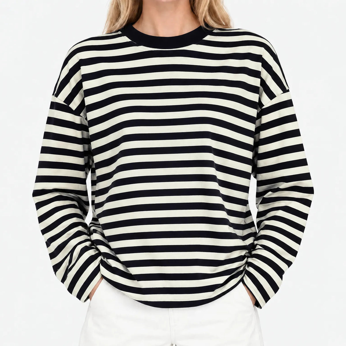 Nexen - Ladies Striped Long Sleeve Top