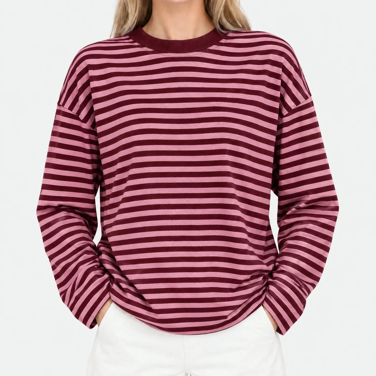 Nexen - Ladies Striped Long Sleeve Top