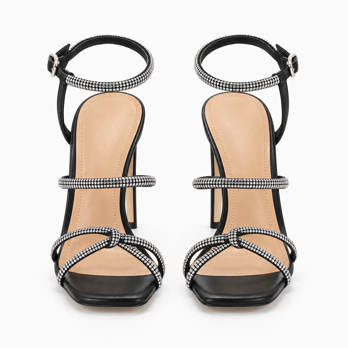 Novarim - Platform Ankle Strap Heeled Sandals
