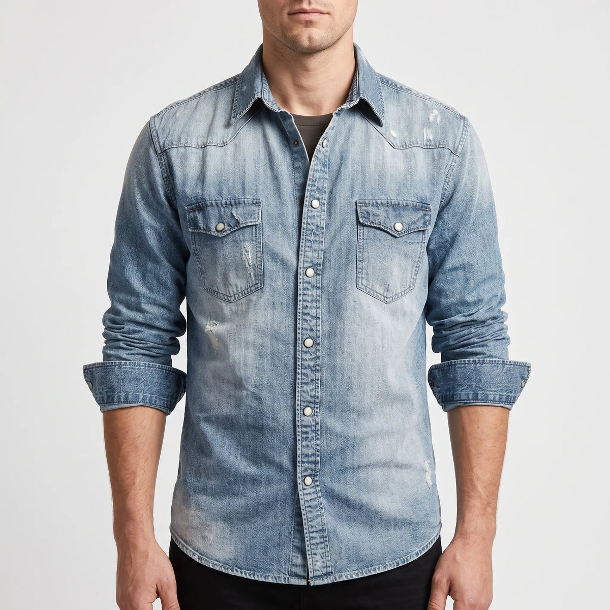 Oakhaven - Classic Washed Western Shirt